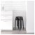 IKEA Табурет MARIUS Чорний (ИКЕА МАРИУС) 10135659 фото - 4