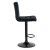 Барный стул Mebel Elit NERO Welur Черный ME.NERO/CZ/CZ/V/H фото - 4