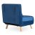 Кресло мягкое раскладное Mebel Elit MARRY Welur Синий - 6 Кресло мягкое раскладное Mebel Elit MARRY Welur Синий ME.MARRY/GR/DNAT/T/FW фото - 6