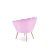 Крісло м'яке Halmar Amorino Розовый V-CH-AMORINO-FOT-FIOLETOWY фото - 6
