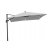 Садова парасоля з чохлом і LED підсвіткою Garden Line ROMA 300x300 см Сірий GAO1558 фото - 2