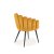 Обідній стілець Halmar K-410 Welur Гірчичний - 4 Обідній стілець Halmar K-410 Welur Гірчичний V-CH-K/410-KR-MUSZTARDOWY фото - 4