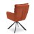 Обеденный стул поворотный Mebel Elit CITY Velvet Рыжий ME.CITY/RD/SZTR/K фото - 5