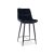 Барний стілець Signal Chic H-2 Velvet Чорний CHICH2VCC