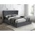 Кровать Signal CARVEN Welur 160х200 см Серый CARVENV160SZ