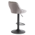 Барний стілець Mebel Elit EDA Welur Сірий ME.EDA/P/CZ/V/H фото - 3