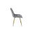 Обідній стілець Mebel Elit CARO Welur Сірий - 4 Обідній стілець Mebel Elit CARO Welur Сірий ME.CARO/P/ZL/V/K фото - 4