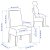 IKEA Обеденный стул BERGMUND Черный (ИКЕА БЕРГМУНД) 09386088 фото - 9