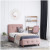 Ліжко Mebel Elit MIKEL Welur 90x200 см Рожевий ME.MIKEL/90/R/V/LOZ