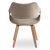 Обідній стілець Mebel Elit LUISE Welur Бежевий ME.LUISE/BZ/DZ/V/DG/K фото - 4