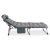 Складной шезлонг Mebel Elit SATURN Серый ME.SATURN/P/T/LOZ фото - 4