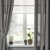 IKEA Штори LENDA 140х300 см 2 шт Сіро-зелений (ИКЕА ЛЕНДА) 90559197 фото - 23