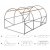 Парник теплиця Garden Line 3x2x2 м Зелений TUN5552 фото - 18