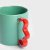 Кружка Homla BOJA 3 450 мл Зеленый 234211 фото - 4