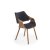 Обідній стілець Halmar K396 Чорний V-CH-K/396-KR-ORZECH