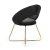 Обідній стілець Homla JARED Welur Чорний - 3 Обідній стілець Homla JARED Welur Чорний 214204 фото - 3