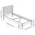 IKEA Кровать TARVA (ИКЕА ТАРВА) 30261270 фото - 3