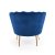 Крісло м'яке Halmar Amorinito Синій - 4 Крісло м'яке Halmar Amorinito Синій V-CH-AMORINITO-FOT-GRANATOWY фото - 4