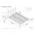 Кровать Signal MONTREAL Welur 160x200 см Серый MONTREALV160SZ фото - 7