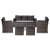 Комплект садових меблів Corciano KARA Антрацит 5901157679680 фото - 2
