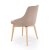 Обеденный стул поворотный Halmar MALAGA Бежевый V-PL-N-MALAGA-MAVEL38/STELAR16 фото - 2