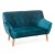 Диван Signal Nordic 2 Velvet | Бирюзовый (Bluvel 85) NORDIC2V85-P фото - 2