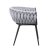 Обідній стілець Homla PRINSSI Welur Сірий 219357 фото - 3