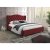 Ліжко Signal Aspen Velvet | 160х200 / Дуб / Бордовий (Bluvel 59) ASPENV160BOD