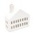 Фонарь-домик Homla COZY HOME 16x6,6x17 см | Белый 210694