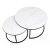 Комплект журнальних столів Signal FERRANTE Ceramic Marmur 2 шт Білий FERRANTECBC фото - 3