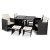 Комплект садовой мебели Mebel Elit BONITO Черный ME.BONITO/CZ/RT/OGR/ZES