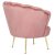 Крісло м'яке з підставкою Mebel Elit GRAND Welur Рожевий ME.GRAND/R/V/FW фото - 5