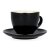 Чашка с блюдцем Homla ELLIE 230 мл | Черный 159551 фото - 2