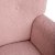 Кресло-качалка мягкое Homla MOSS TEDDY BOUCLE Розовый 218187 фото - 4