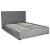 Ліжко Mebel Elit CROS Welur 160x200 см Темно-сірий - 2 Ліжко Mebel Elit CROS Welur 160x200 см Темно-сірий ME.CROS/160/CP/V/LOZZPOJ фото - 2