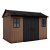 Садовий будиночок Keter NEWTON PLUS 230х350х246 см Коричневий 261861 фото - 2