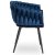 Обідній стілець Mebel Elit ELENA Welur Синій ME.ELENA/GR/V/K фото - 3