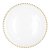 Обеденная тарелка Homla GOLDEN BALLS 33 см Прозрачный 200969