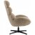 Кресло мягкое поворотное Kontrast AXEL Welur Бежевый 5.01.83987 фото - 2