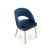 Обеденный стул Halmar Marino Monolith Синий V-PL-N-MARINO-D.MIODOWY-MONOLITH77 фото - 7
