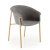 Обідній стілець Halmar K489 Попелястий V-CH-K/489-KR-POPIELATY