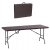 Складной туристический стол Garden Line 180 см Коричневый Складной туристический стол Garden Line 180 см Коричневый ZUM0988