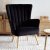 Крісло м'яке Homla MILLS Welur Чорний 218191 фото - 7
