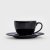 Чашка з блюдцем Homla SIENA 240 мл Чорний 235714 фото - 2