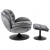 Кресло мягкое поворотное с подставкой Mebel Elit FIONA Серый ME.FIONA/P/V/FW фото - 2