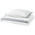 IKEA Комплект постільної білизни TATELSMYGARE 150x200 см Білий (ИКЕА ТАТЕЛСМИГАРЭ) 60554785