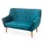 Диван Signal Nordic 2 Velvet | Бирюзовый (Bluvel 85) NORDIC2V85-P фото - 4