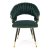 Обеденный стул Halmar K551 Темно-зеленый - 5 Обеденный стул Halmar K551 Темно-зеленый V-CH-K/551-KR-C.ZIELONY фото - 5