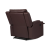 Кресло мягкое раскладное с реклайнером Mebel Elit KOBI Коричневый ME.KOBI/BR/E/FW фото - 3