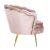 Кресло мягкое Homla SHELLY WELUR Розовый - 2 Кресло мягкое Homla SHELLY WELUR Розовый 161760 фото - 2